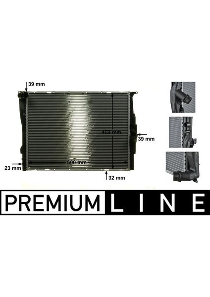 CR1090000P - Motor Su Radyatoru Oto/manuel Tapasız Bmw E81 E82 E87 E88 E90 E91 E92 E93 X1 E84 Z4 E89