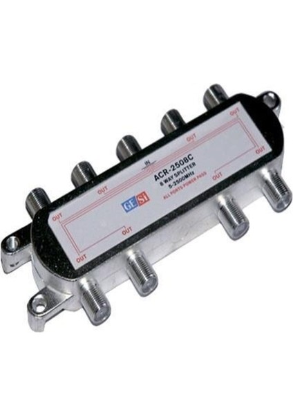 Siyah Uydu Dağıtıcısı 1/8 Splitter, Yüksek Performanslı ve Dayanıklı Ürün