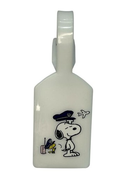 Snoopy Tasarım Bavul Etiketi