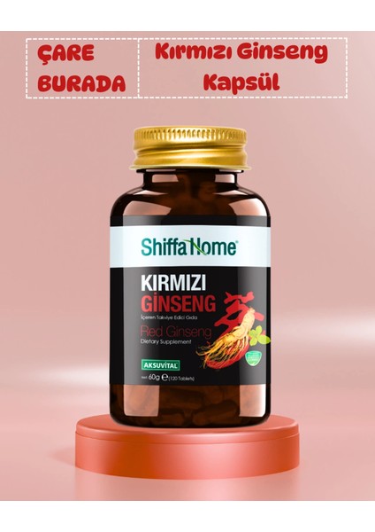 Kırmızı Ginseng Kapsül (120 Adet)
