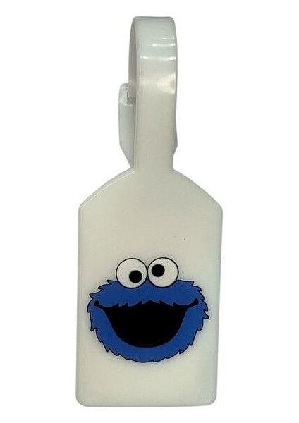 Kurabiye Canavarı Tasarım Bavul Etiketi