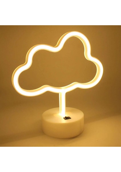 Dekoratif Bulut Neo LED Gece Lambası