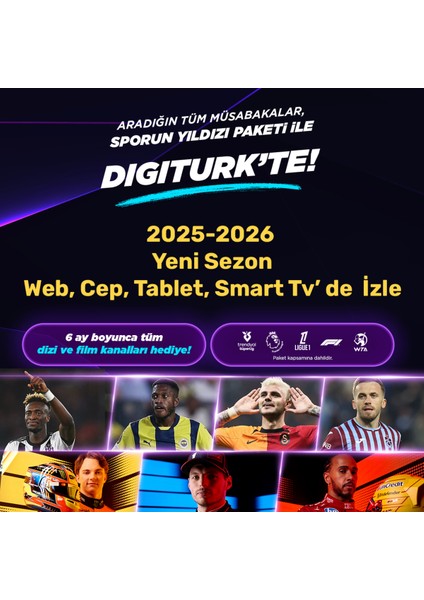Yıllık Sporun Yıldızı Paketi: Web, Cep, Tablet ve Android Tv Uyumlu, Beyaz Renkli Ürün