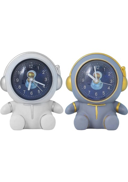 Astronot Şeklinde Kumbaralı Masa Saati Büyük Boy