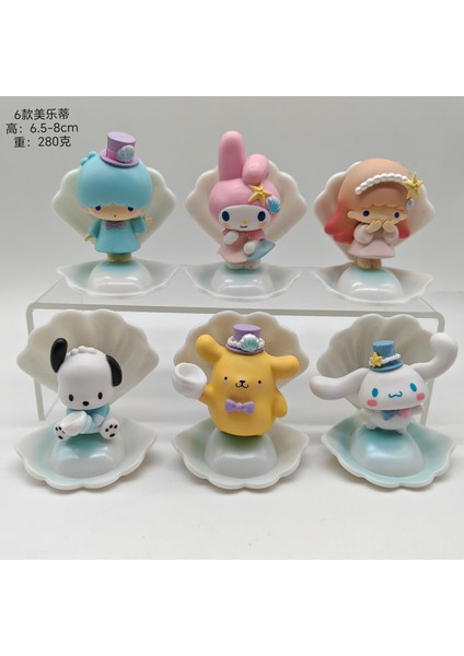 Anime Karakter 6 Lı Set 8cm