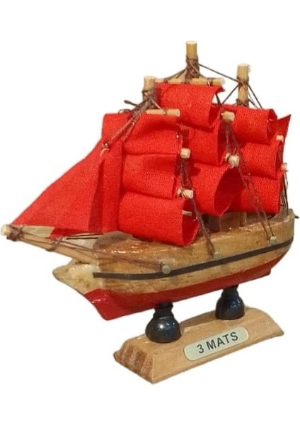 Maket Ahşap Gemi 10X10CM