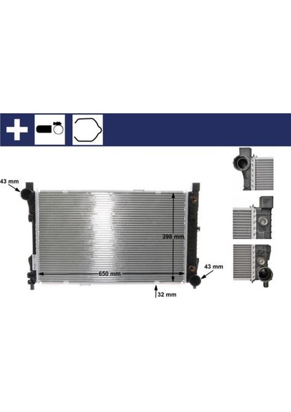 CR387000S - Motor Su Radyatoru Mercedes W203 CL203 S203 C209 A209 R171