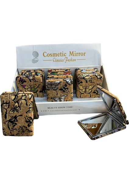Dikdörtgen Makyaj Aynası 12 Adet