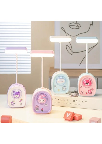 Fanus Içinde Karakterli Açacaklı Masa Lambası