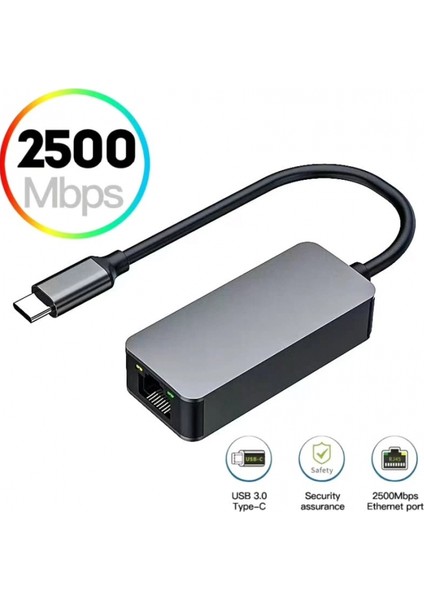 ZR621 Type-C Gen1 2,5g Ethernet Çevirici