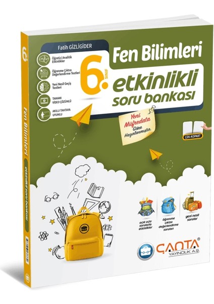 6.sınıf Fen Bilimleri Etkinlikli Soru Bankası