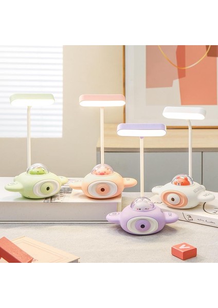 Karakterli Uçak Şeklinde Şarjlı Masa Lambası