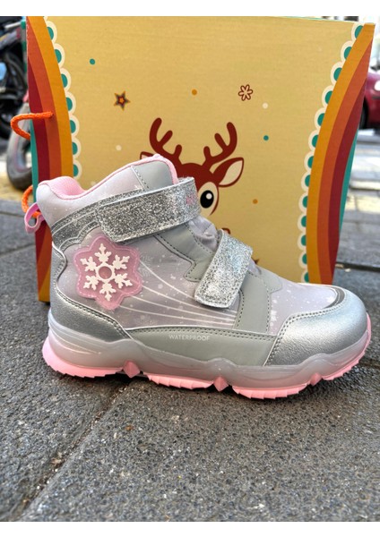 BUCK3034 Snowy Kız Çocuk Bot Gumüş