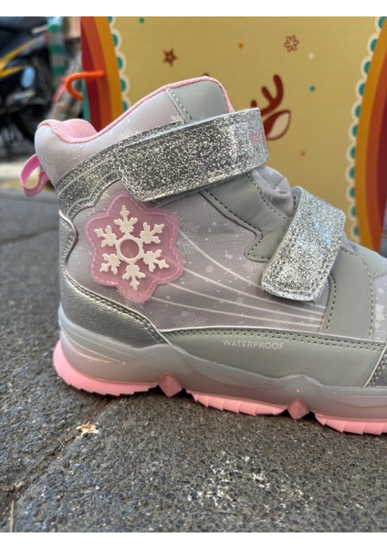 BUCK3034 Snowy Kız Çocuk Bot Gumüş fırsatları