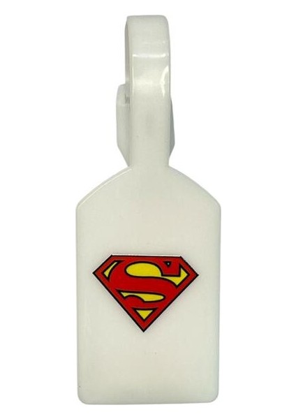 Süperman Tasarım Bavul Etiketi