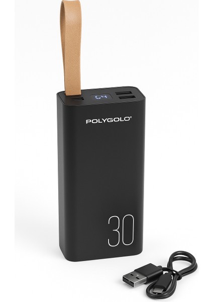 PG-PW230 | 30.000 Mah Powerbank | Hızlı Şarj | 2.1A Çıkış | Taşınabilir Şarj Cihazı