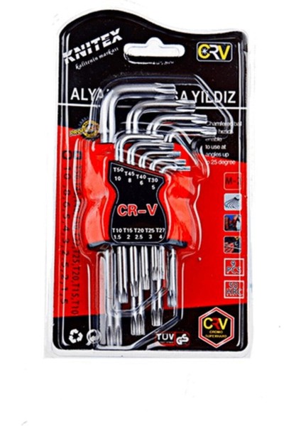 Alyan Kısa Yıldız Anahtar Takımı