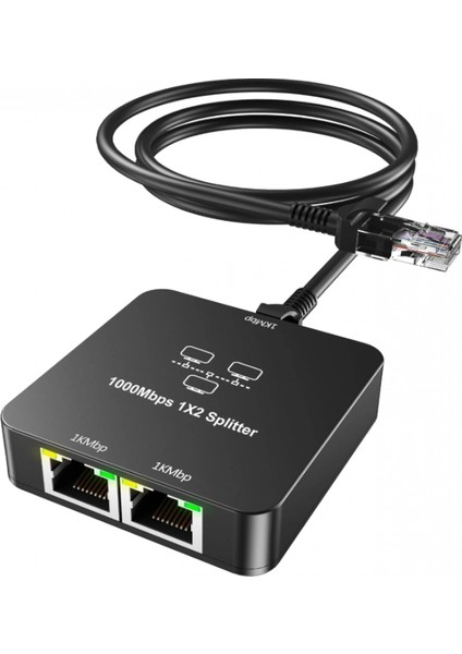 ZR861 RJ45 1to2 Gigabit Splitter Adaptör