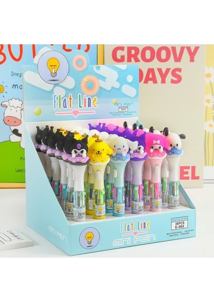 Karakterli Işıklı Tükenmez Kalem 36 Adet