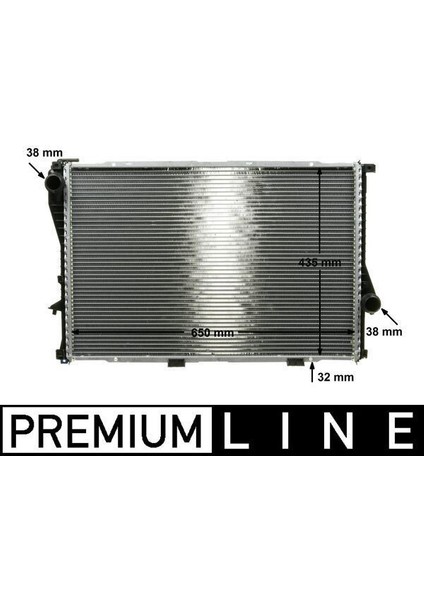 CR295000P - Motor Su Radyatoru Premıum Lıne Bmw E39 E38