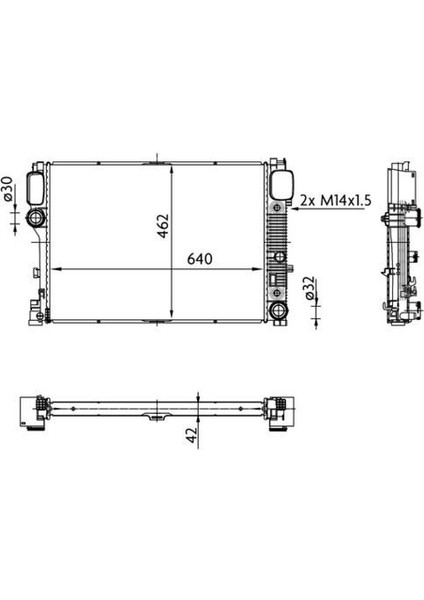 CR38000S - Motor Su Radyatoru Mercedes S-Class W221 05 13