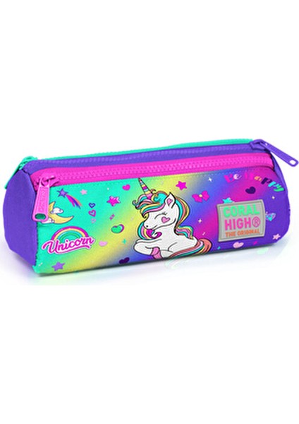 Kalem Kutusu PVC Malzemeden Üç Bölmeli 1000 ml Unicorn Desenli fırsatları