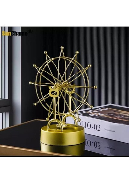 Sürekli Hareket Eden Gold Dönme Dolap Denge Topu