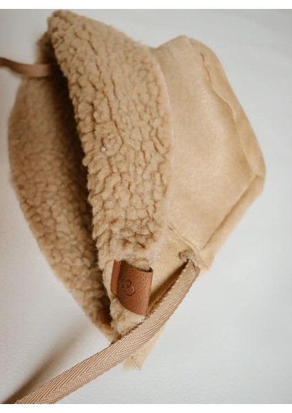 Ithal Kuzu Süet Bağcıklı Kışlık Bucket Şapka Çocuk Şapka fırsatları