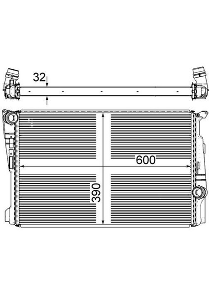 CR876000P - Motor Su Radyatoru Mekanık Sanz. Bmw F25 Premıum Lıne