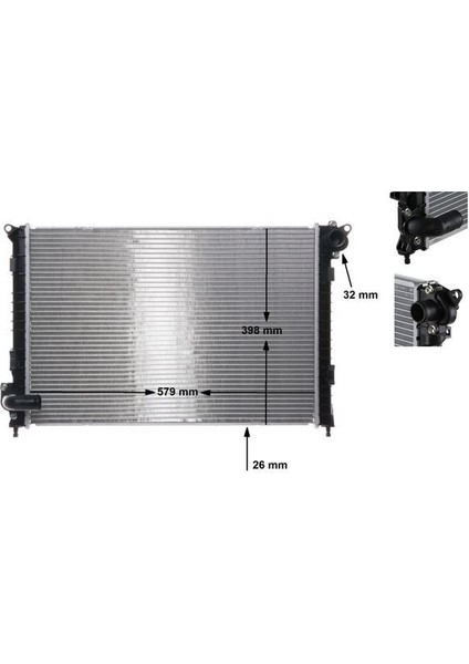 CR983000S - Motor Su Radyatoru Mını R50 R53 01 06 R52 04 08