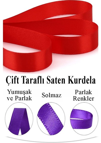 Açık Yeşil Kurdele Saten 2 cm 10 Metre 2 Adet Saten Kurdela Parlak Hediye ve Süsleme Şeridi Süs Paketleme Çiçek Saç El fırsatları