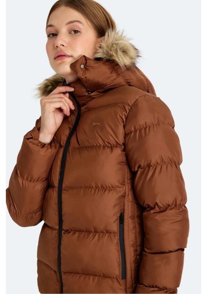 Guest Kadın Kapüşonlu Şişme Taba Mont & Kaban ST23JK020-333 indirimleri