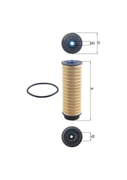 KX564D - Yakıt Filtresi Iveco Daıly Iv-V-Vı 14 Euro 6