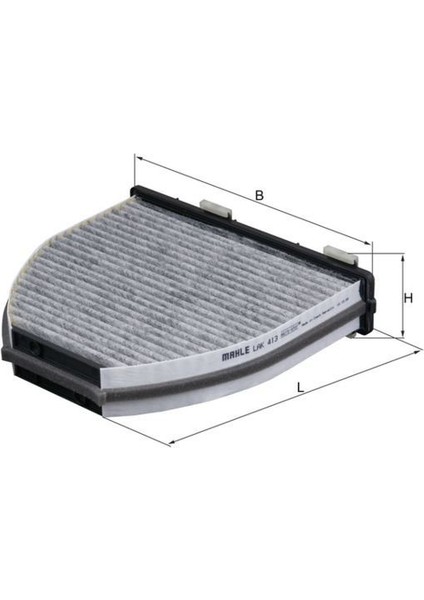 LAK413 - Polen Fıltresı Mercedes W204 W212 C218 X204 C190 C197 R231 Karbonlu