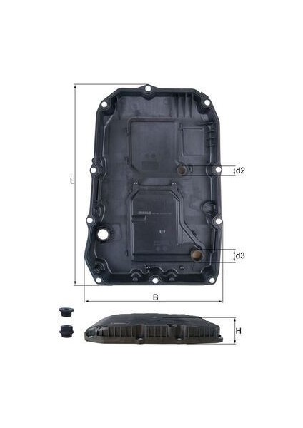 HX196KIT - Otomatık Sanzıman Yag Karterı 9g-Tronic Mercedes W205 W213 W222 W223 C257 C292 X290 W447 B907 B910