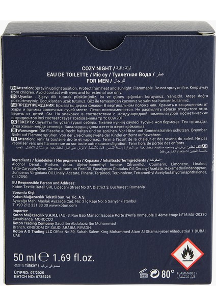 Parfüm Cozy Night 50 ml modelleri
