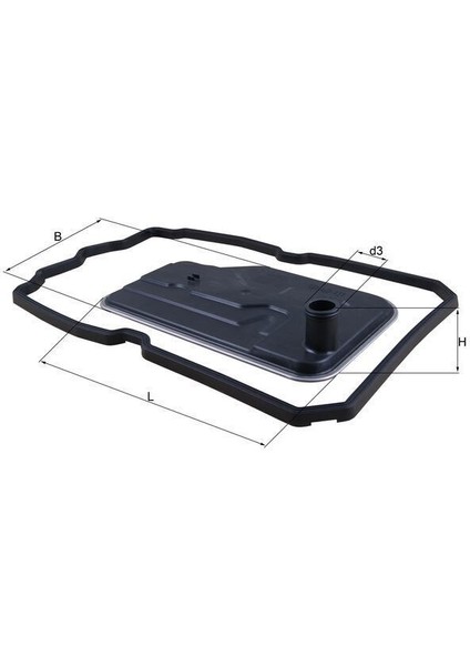 HX124D - Otomatık Sanzıman Yagı Fıltre Setı Mercedes W203 W204 W205 W212 C207 W221