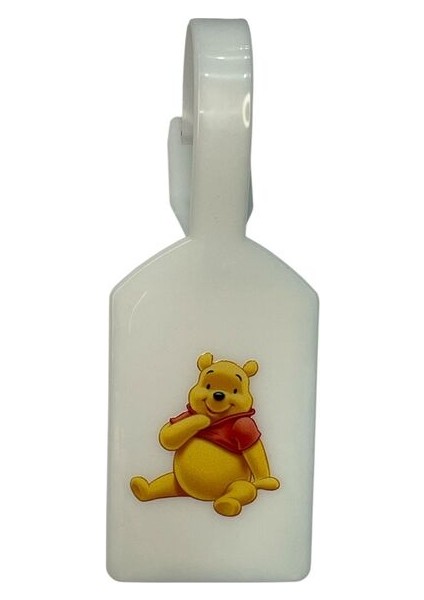 Winnie The Pooh Tasarım Bavul Etiketi