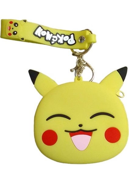 Pikachu Silikon Anahtarlıklı Çanta 12 Adet