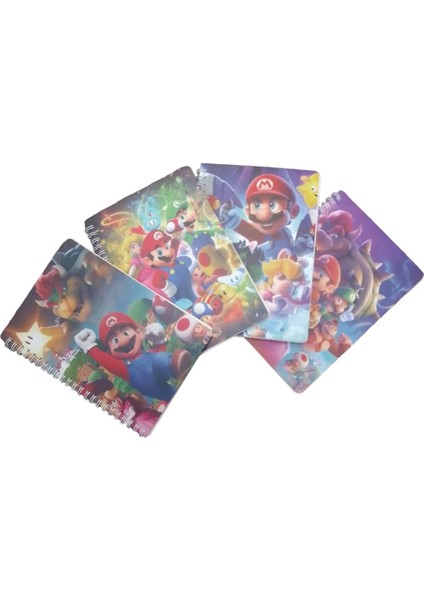 Süper Mario Defter 60 Yaprak 8 Adet