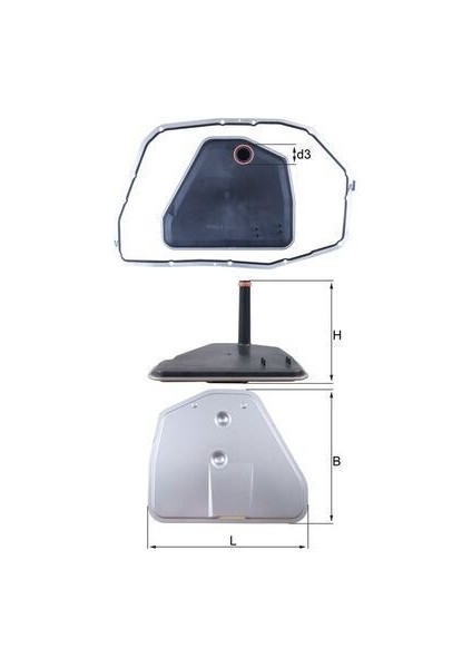 HX164D1 - Hidrolik Filtre Conta Ile Audı A4 04-09 -A6 2.7-2.8-3.0-3.2-4.2 04-11 -A8 2.8-3.0-3.2-4.2 03-10 -Vw Phaeton 3.0 04-16