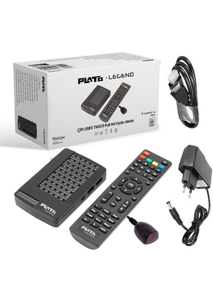 Mini Hd Uydu Alıcısı, Siyah, Çift Usb, Taşınabilir, Yüksek Kalite