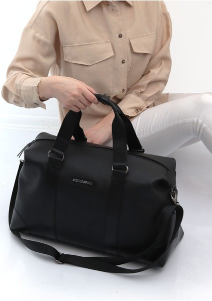 Silver & Polo Siyah - Siyah SP873 Kadın Seyahat Çantası