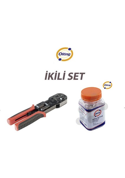 Orıng Mpc-Tool Cat6 RJ11-ORING MPC6U3 - Ikili Set