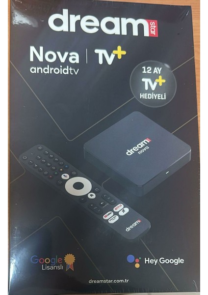Yüksek Performanslı Android Box, 4gb Ram, 32GB Hafıza, Wi-Fi 6, Siyah Renk