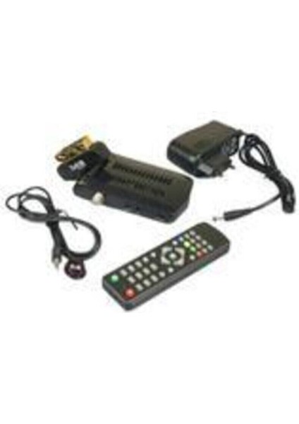 Mini Scart (Sd) Dijital Uydu Alıcısı MP-1000, Siyah, Yüksek Performans