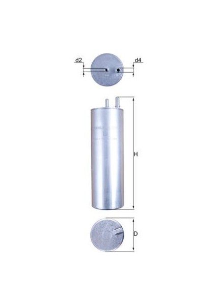 KL229.5 - KL229/2 Yakıt Filtresi Vw T5 2.5tdi 03-09 Bnz-Bpc 2 Çıkışlı