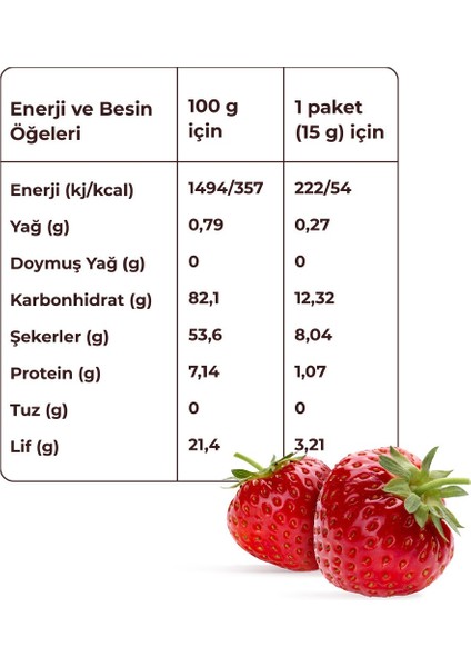 Çilek Kuru Meyve Cipsi 15 G x 3 Adet Dondurularak Kurutulmuş Meyve fırsatları