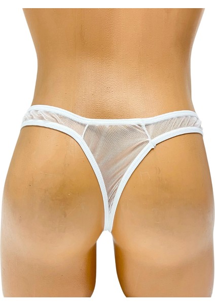 Fantezi Seksi Beyaz Transparan Erkek Iç Çamaşırı BRF274584 modelleri