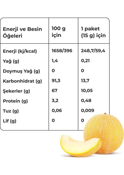 Kavun Kuru Meyve Cipsi 15 G x 5 Adet Dondurularak Kurutulmuş Meyve modelleri